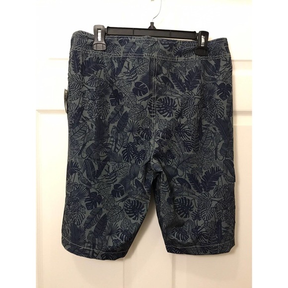 Men’s GOODTHREADS Board Shorts 32 Waist, Swim Trunks, Tropical Leaf Print - Picture 12 of 14